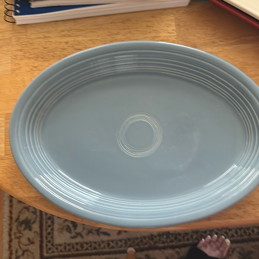 Retired Periwinkle Blue Large Fiestaware Platter
